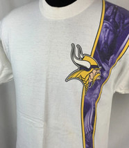 Vintage Minnesota Vikings T Shirt NFL Football Team Logo Pro Player Medium 90s - $24.99