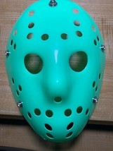 Jason Voorhees Light Green Mask - Use It For Dress Up - Halloween - Cosplay - £7.07 GBP