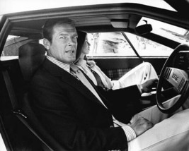 Spy Who Loved Me Roger Moore Barbara Bach in Bond&#39;s Lotus Esprit S1 24x30 poster - $29.99