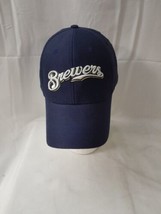  Nike Milwaukee Brewers MLB Genuine Merchandise Fitted  Cap Hat Spellout Script - £15.82 GBP