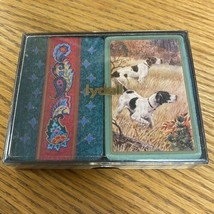 Lydall Playing Cards 2 Decks Dogs and Paisley Pattern - £6.95 GBP