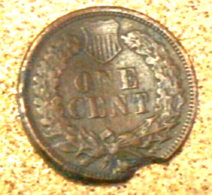 1867 Indian Head Penny #926, Possible Plancet Clip Error, Rare Vintage Old Coin - £94.28 GBP