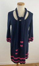Lilly Pulitzer Connie Merino Wool Sweater Dress High Seas Stripe Navy Pi... - £26.16 GBP