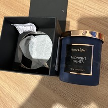 Scented Soy Medium Jar Candle 35 Hours Burn Time 7.58 oz Midnight Lights... - £18.36 GBP