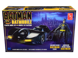 Skill 2 Model Kit Batmobile with Resin Batman Figurine &quot;Batman&quot; (1989)  1/25 Sca - £41.37 GBP