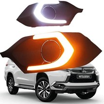 AupTech Daytime Running Lights LED DRL/Yellow Turn Light for Mitsubishi ... - $113.78