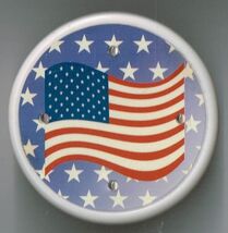 Stars and Stripes American Flag pin back button Pinback - $9.85