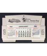 Pennsylvania National Insurance Group Metal Desk Calendar 1965 Harrisbur... - £11.84 GBP