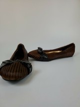 Naughty Monkey Horsehair Loafer Flats Sz 9.5 Wide Faux Mink - £35.43 GBP