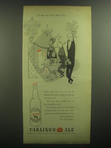 1947 Carling&#39;s Ale Ad - The little man who&#39;s always there - £14.73 GBP