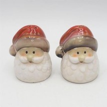 Porcelain Figural Santa Claus Christmas Salt &amp; Pepper Shakers Set - £11.60 GBP