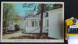 STD Vintage Franklin D Roosevelt Museum Warm Springs Georgia Unposted - £3.15 GBP