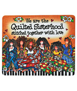 We are the Quilted Sisterhood Stitched Together With Love Mouse Pad - £10.35 GBP