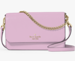 Kate Spade Madison Flap Crossbody Lavender Leather Pink KC586 Berry Crea... - £69.76 GBP