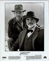 VINTAGE 1989 Indiana Jones 8x10 Press Photo Harrison Ford Sean Connery - £23.45 GBP