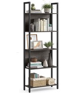 Vasagle 5-Tier Bookshelf, Storage Rack Shelf, Bookcase With Steel, Office. - €66,50 EUR