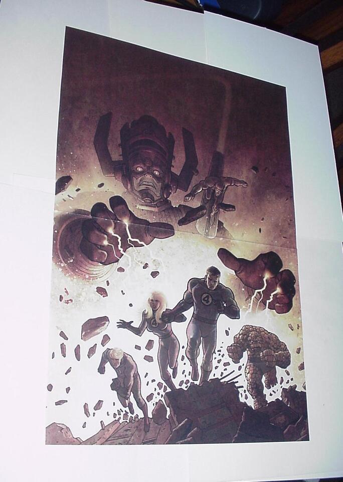 Fantastic Four Poster #22 vs Silver Surfer and Galactus Ladronn MCU Movie Thing - £27.40 GBP
