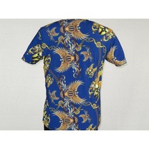 Men Crew T Shirt Makrom Turkey Medallion Chain Floral European 1217-421 Blue new image 5