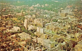 Toronto Canada~University Ave Aerial VIEW-PARLIAMENT BLDGS~1961 Pstmk Postcard - £5.65 GBP