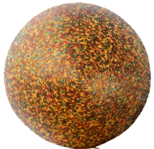 Tropical Hacienda Orange Red Yellow Placemats Charger 15&quot; Round Fall Set... - $68.57