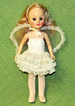 12&quot; Effanbee Vintage Butterfly Doll Ballerina Sleepy Blue Eyes Blond Hair Wings - £12.33 GBP