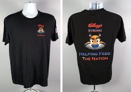 Kellogg&#39;s Strong Tony the Tiger Helping Feed the Nation T Shirt Mens Medium - $21.73