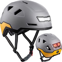 Bike Helmet With Led Lights - Urban Bicycle Helmet For Adults, Men &amp;, Mountain - £141.89 GBP