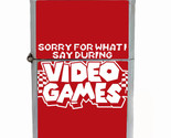 Sorry Video Games Rs1 Flip Top Dual Torch Lighter Wind Resistant - $16.78