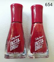 Sally Hansen INSTA-DRI Fast Dry Nail Polish ~ &quot;Reddy in Red&quot; ~ #654 ~ (L... - $11.56