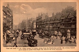 Vintage Postcard - Old Houses, Holborn, London BK29 - £3.11 GBP