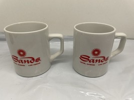 Coffee Cup Sands Hotel Casino Las Vegas Mug Nevada Lot Of 2 - $19.75