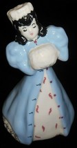 Modglins 1940s/50s Los Angeles Fancy Girl Figurine Dressed For Winter - £12.68 GBP