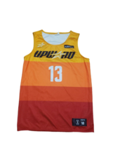 Upward Boys&#39; Reversible #13 Basketball Jersey Yellow / Orange / Red Youth Size M - £19.78 GBP