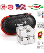 Durable Aluminum Infinity Cube Fidget Toy with Cool Zipper Case - Gift R... - $775.27 MXN