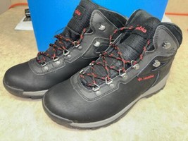 Columbia Womens Waterproof Hiking Boot Black/Poppy Red BL3783-010  Size 10 US - £36.98 GBP