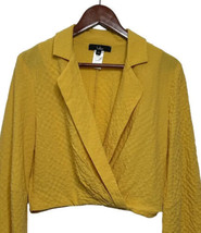 Women’s Fall Harvest Yellow Lulus Shirt Long Sleeve V-Neck Size Small Top - £8.31 GBP