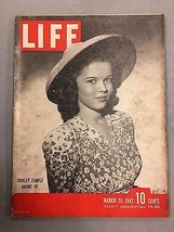 Life Magazine   Shirley Temple Grows Up March 30 1942 - £9.48 GBP