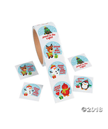 Christmas ~ Inspirational Stickers ~ Jesus Loves You... ~ 1 Roll ~ 100 S... - $20.52 CAD