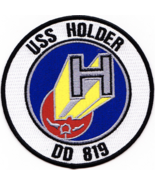 4.5" NAVY USS DD-819 HOLDER EMBROIDERED PATCH - $27.54