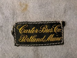 Victorian Carter Bros. Company Portland Maine Grey Anti Tarnish Silver Cloth Bag - $24.13