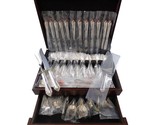 Dancing Flowers by Reed &amp; Barton Sterling Silver Flatware Set Service 83... - $4,945.05