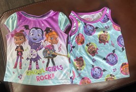 Vampirina Toddler Girls 2pc Pajama Shirt Set Size 2T - £5.46 GBP