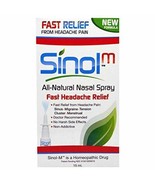 NEW SINOL Fast Relief AllNatural Nasal Sprays w/Capsaicin Headache Relie... - $17.40