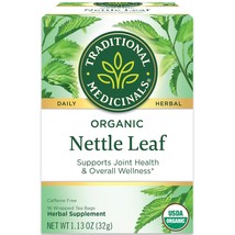 Traditional Medicinals Organic Nettle Leaf Herbal Tea, Supports Joint Health &amp; O - £20.77 GBP