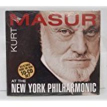 At The New York Philharmonic [Audio CD] Kurt Masur and New York Philharmonic image 1