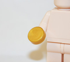 Building Gold 1X1 Round Piece Minifigure Custom - £1.35 GBP