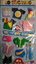 3D Handmade Girly Shopping Stickers For ages 3+ - £2.38 GBP