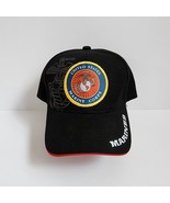 United States Marine Corps Adjustable Baseball Hat Cap Black Red Yellow ... - £7.46 GBP
