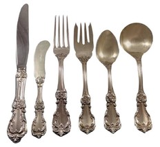 Burgundy by Reed &amp; Barton Sterling Silver Flatware Set 12 Service 74 Pieces - £3,965.11 GBP