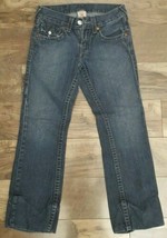 True Religion Women&#39;s Jeans Size 27 X 27 Inseam Bootcut Zip Up Fly Front... - $23.15